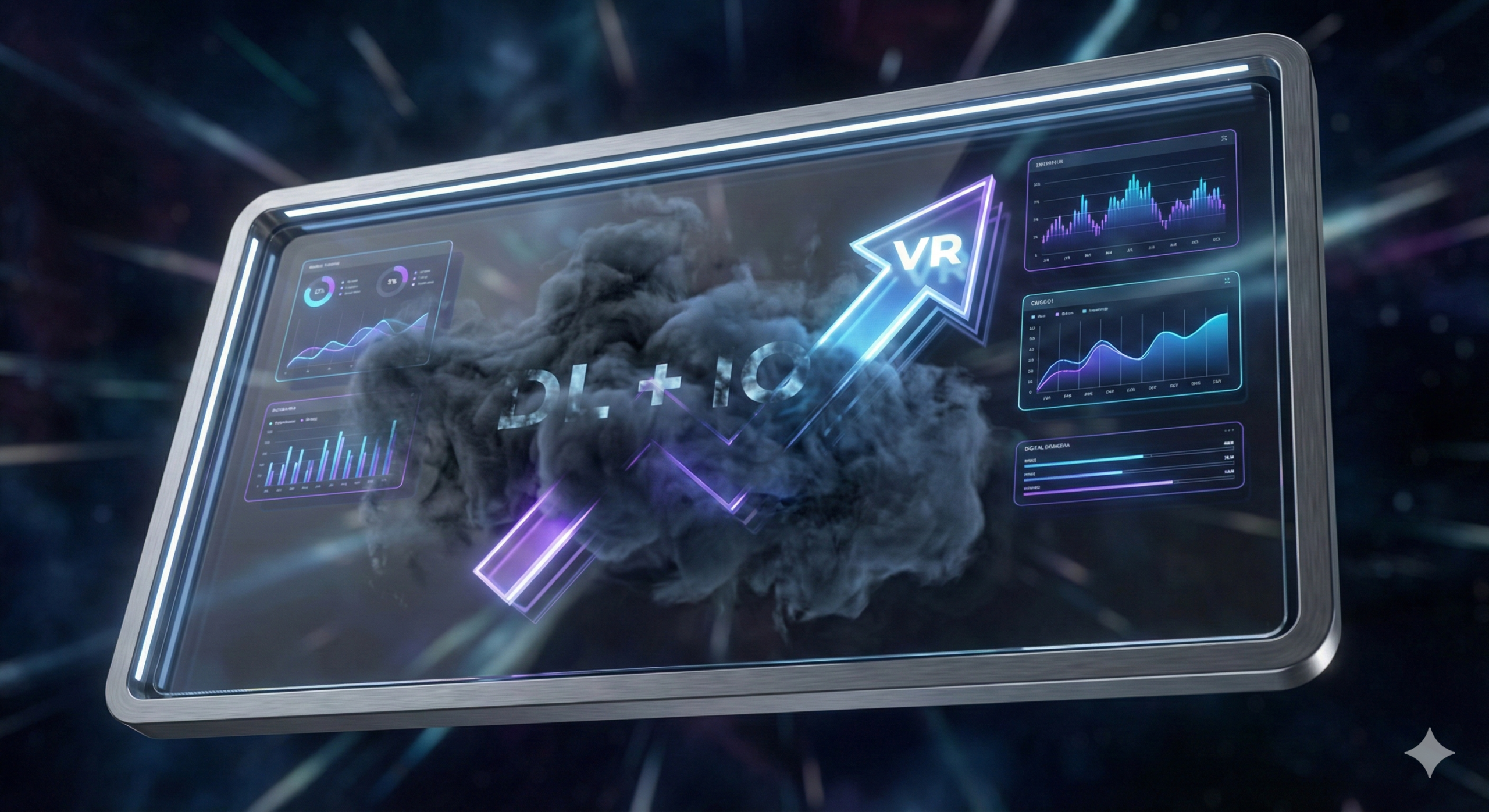 A sleek, futuristic telemetry dashboard displaying the Phoenix Survival Equation. A central glowing arrow represents Velocity of Rebirth (VR) surging upward through a barrier of Legacy Decay (DL) and Inertia (IO).